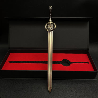 Skyrim Dawnbreaker Sword Metal Miniature Replica