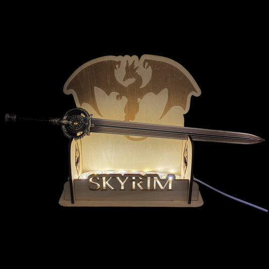 Skyrim Dawnbreaker Sword Metal Miniature Replica