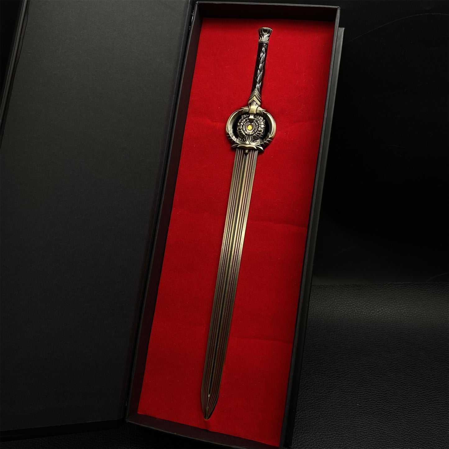 Skyrim Dawnbreaker Sword Metal Miniature Replica