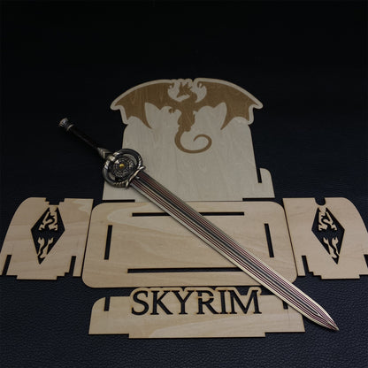 Skyrim Dawnbreaker Sword Metal Miniature Replica