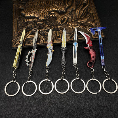 Delta Force Game Keychain Metal Replica