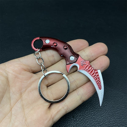 Delta Force Game Keychain Metal Replica