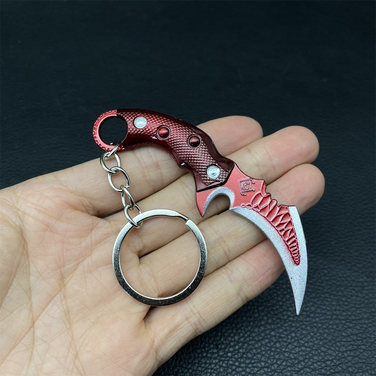 Delta Force Game Keychain Metal Replica