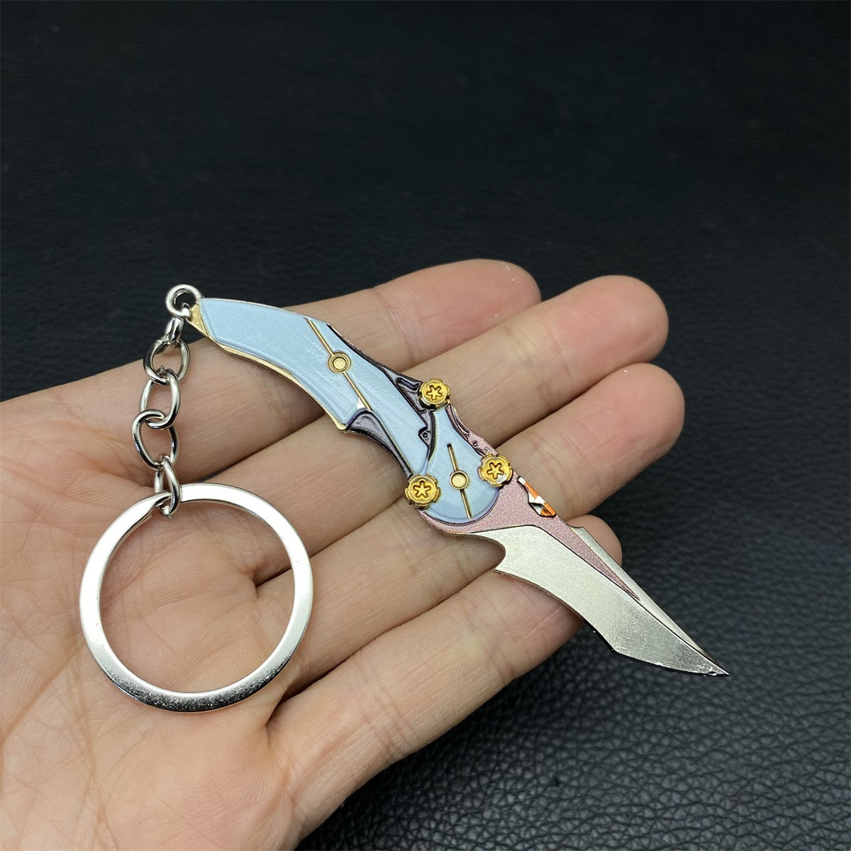 Delta Force Game Keychain Metal Replica