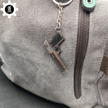 12 In 1 Metal World Famous Pistol Revolver Gun Keychain