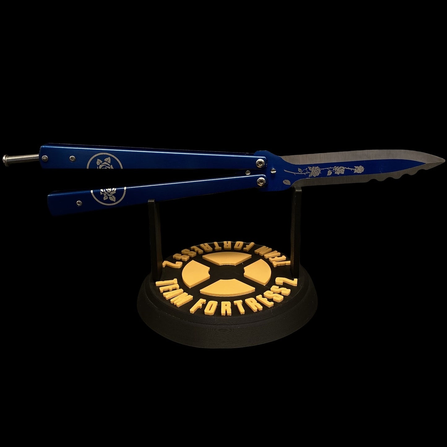 3D Printing TF2 Spy Black Rose Balisong Display Holder
