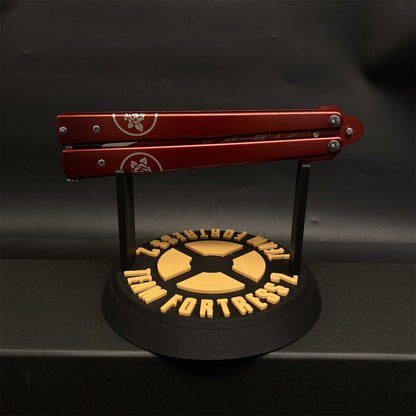 3D Printing TF2 Spy Black Rose Balisong Display Holder