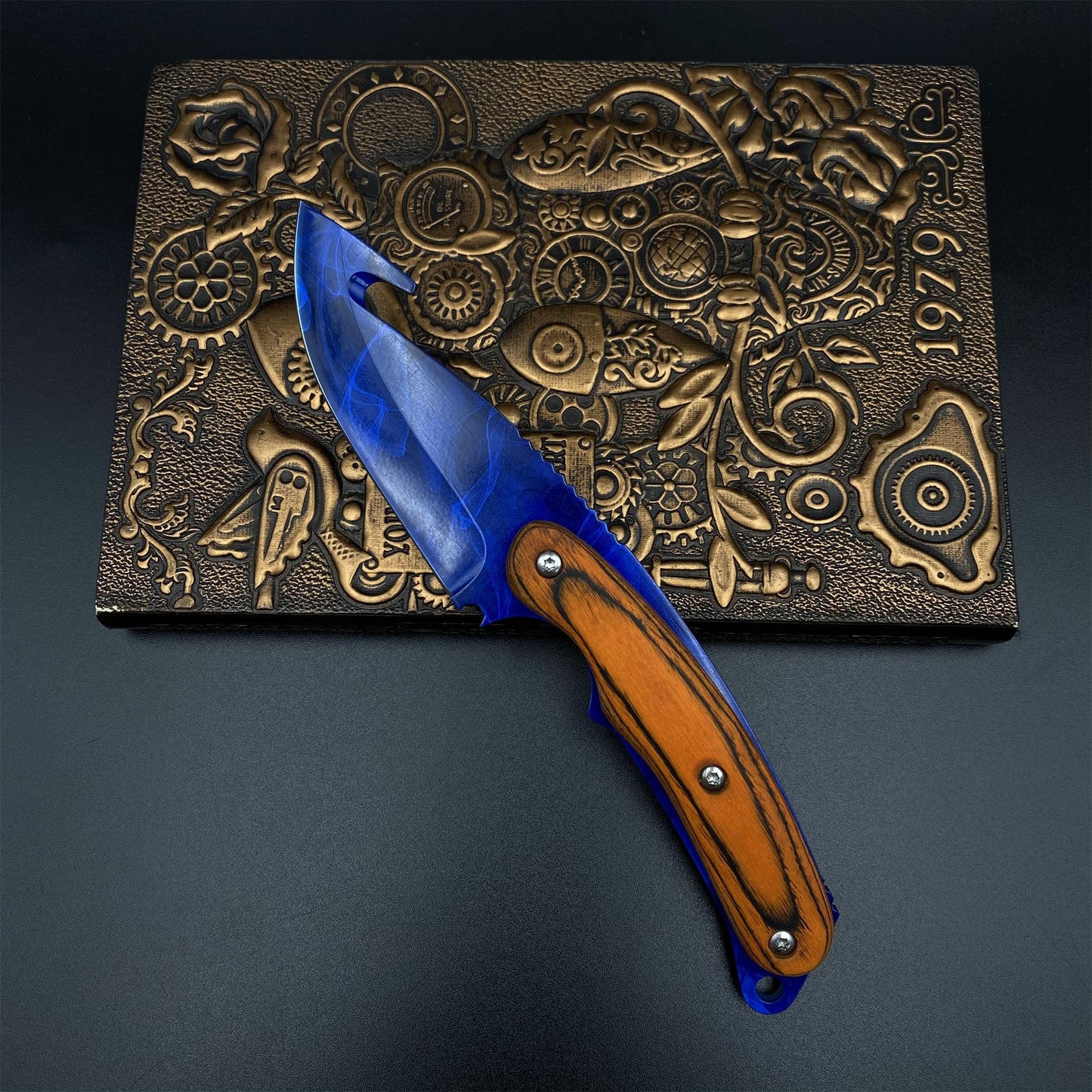 420 Steel CS Doppler Phase 3 Gut Knife Outdoor Camping Knife For Collection