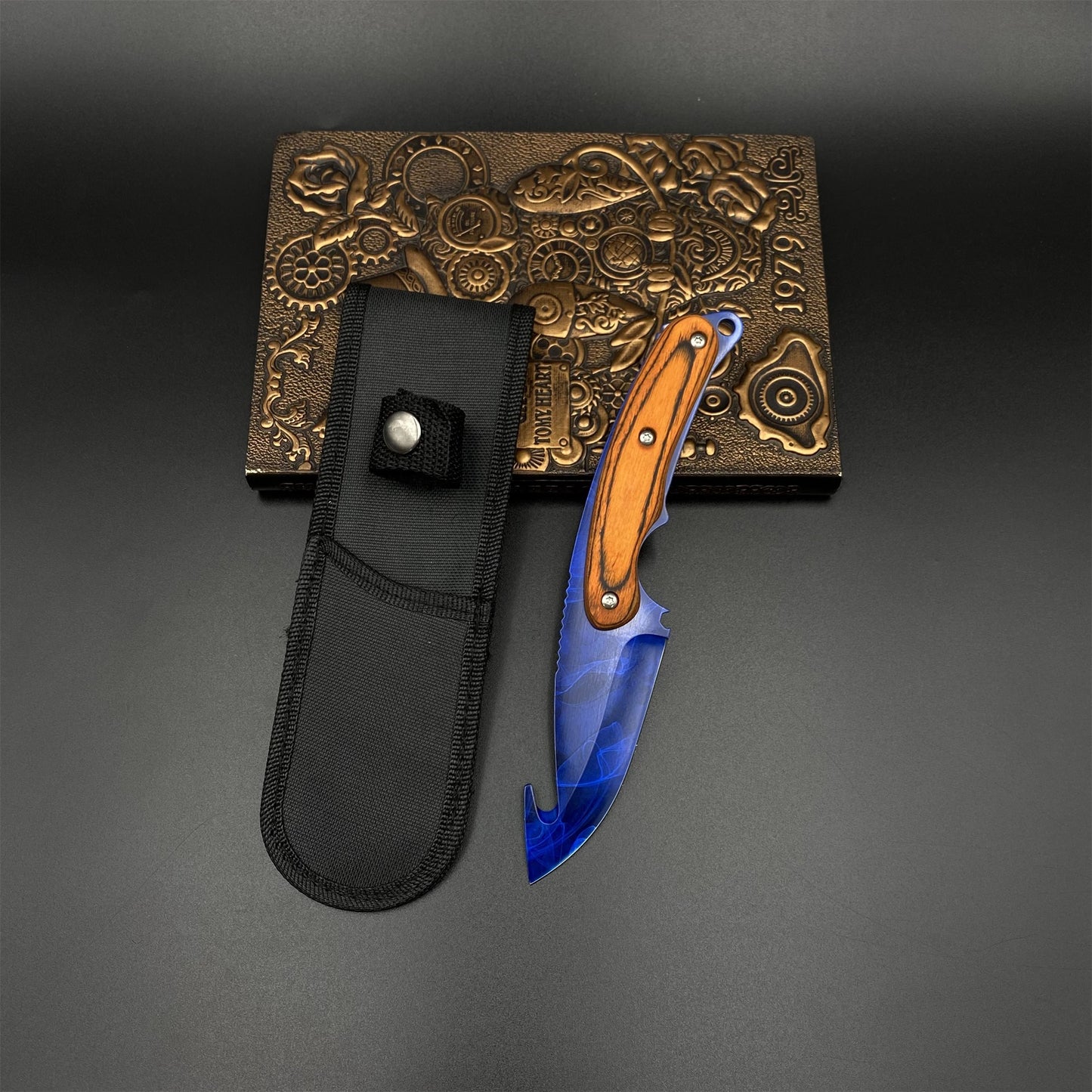 420 Steel CS Doppler Phase 3 Gut Knife Outdoor Camping Knife For Collection