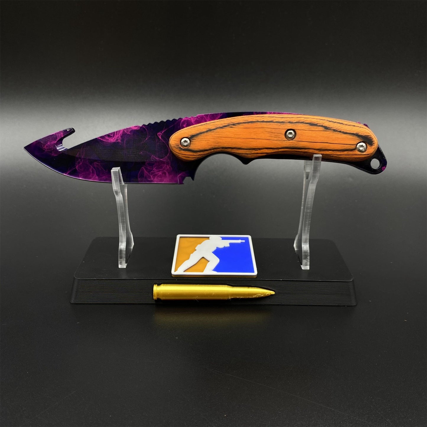 420 Steel CS Doppler Gut Knife Outdoor Camping Knife For Collection