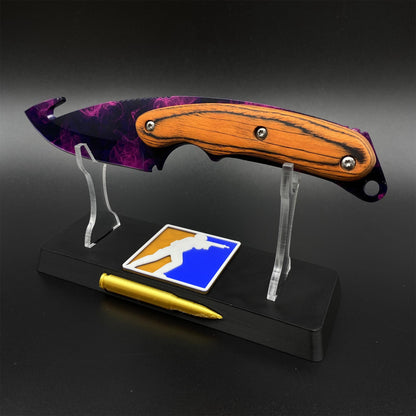 420 Steel CS Doppler Gut Knife Outdoor Camping Knife For Collection