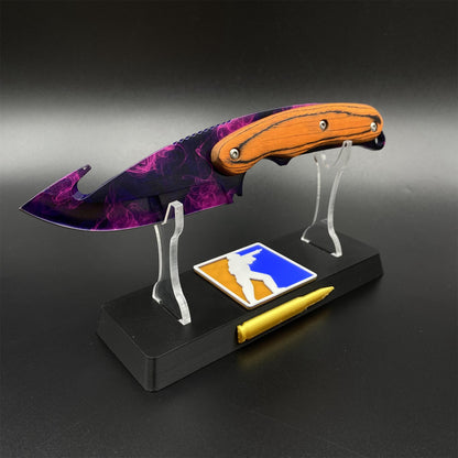 420 Steel CS Doppler Gut Knife Outdoor Camping Knife For Collection