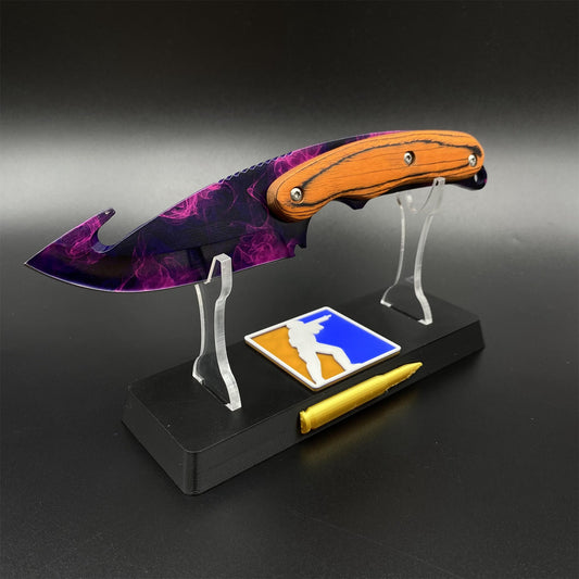 420 Steel CS Doppler Gut Knife Outdoor Camping Knife For Collection
