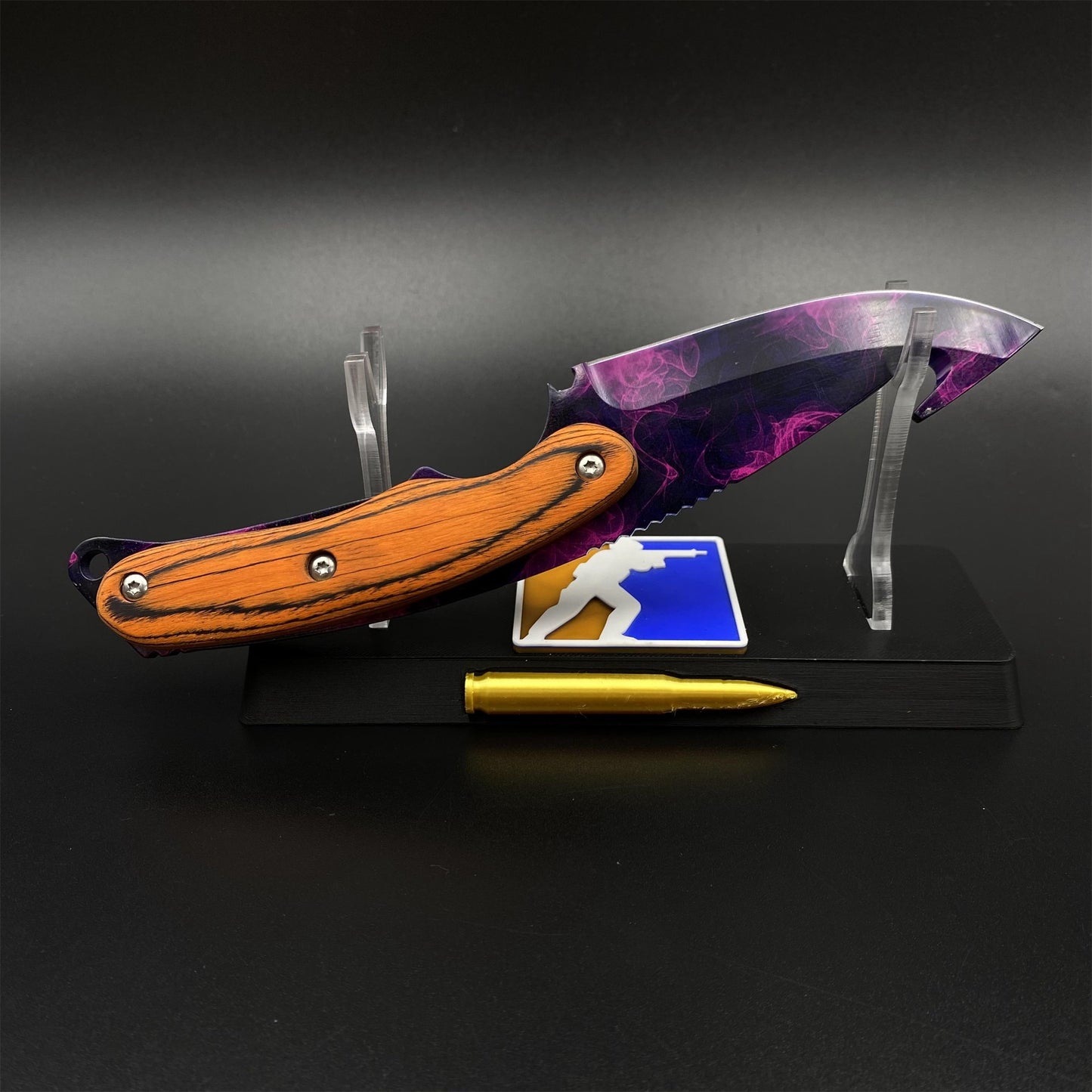 420 Steel CS Doppler Gut Knife Outdoor Camping Knife For Collection