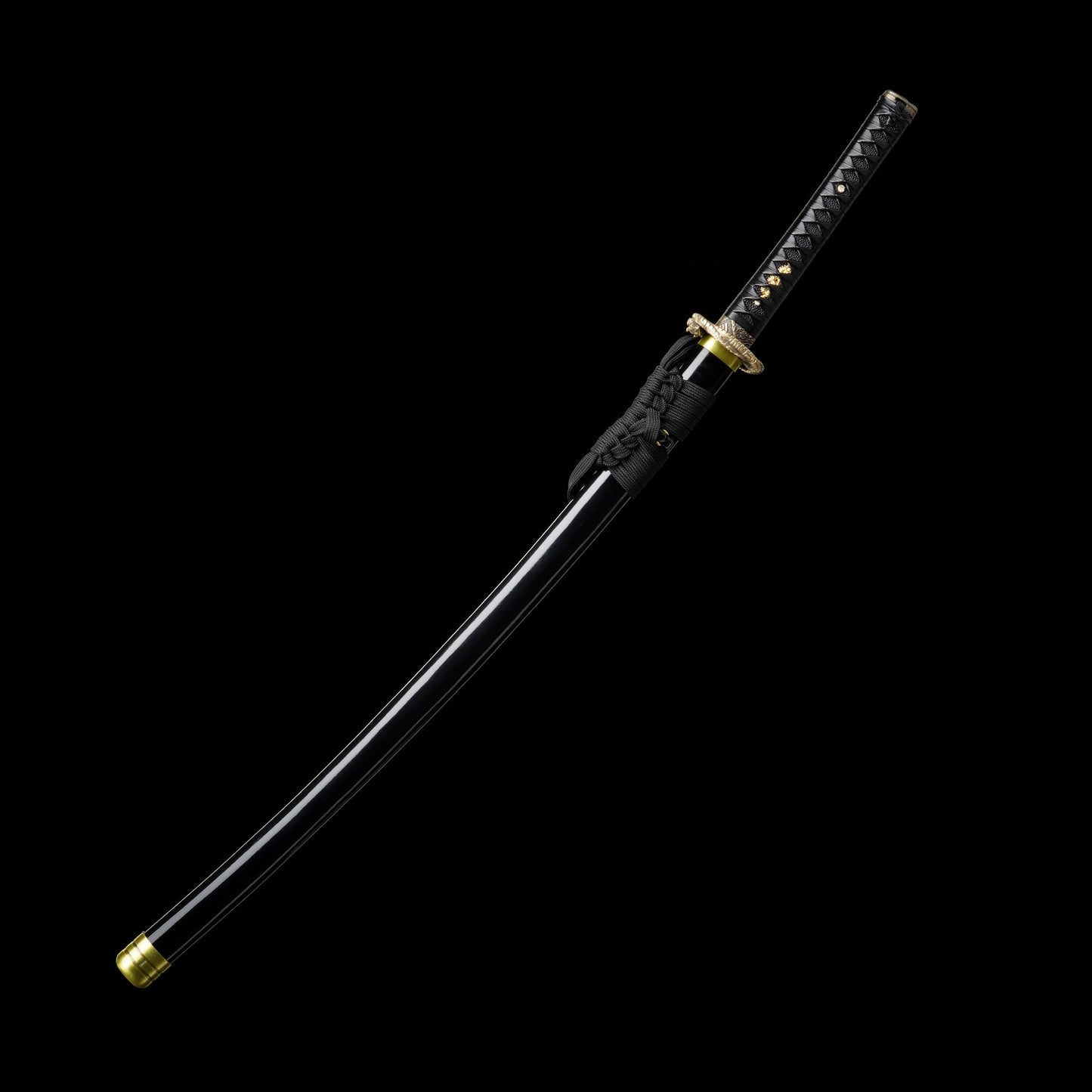 Red Damascus Steel Coiled Laying Dragon Samurai Katana For Collection