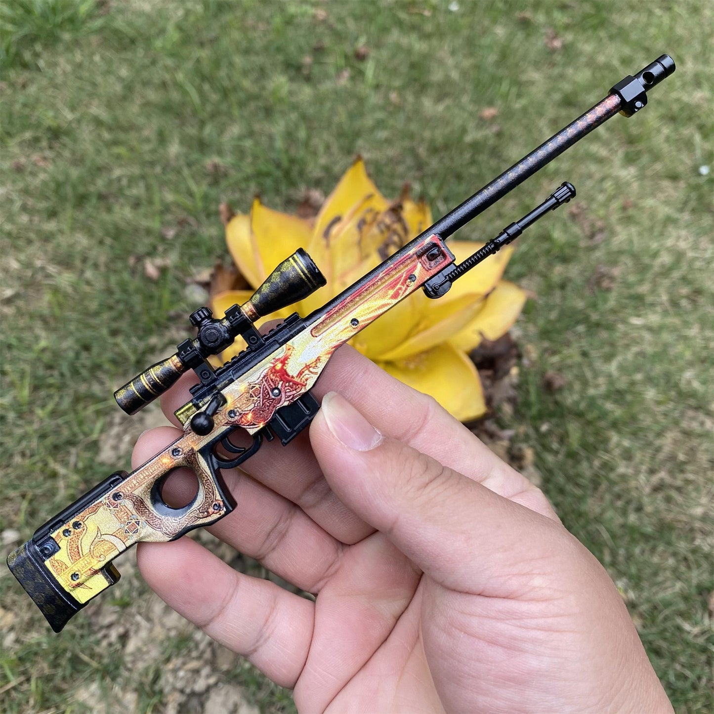 Metal CS Dragon Lore & Gungnir AWP Miniature