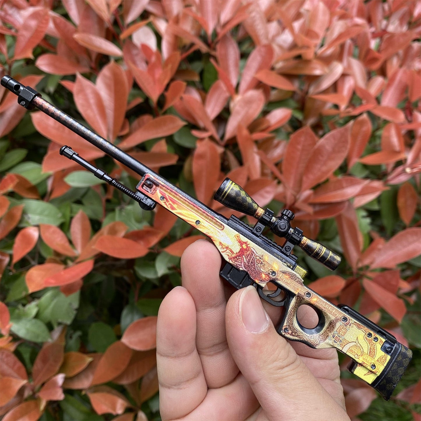Metal CS Dragon Lore & Gungnir AWP Miniature
