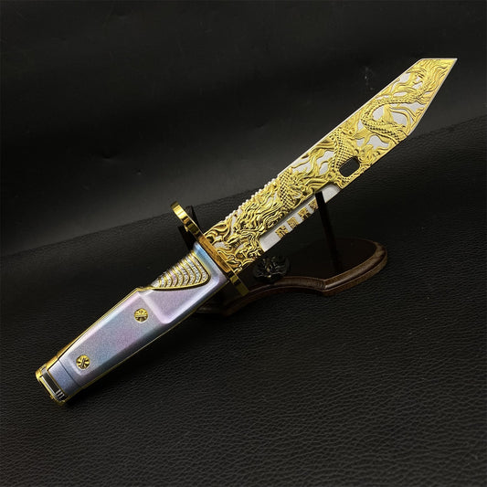 DF Dragon Tooth Blunt Blade Metal Replica 26CM/10.2"