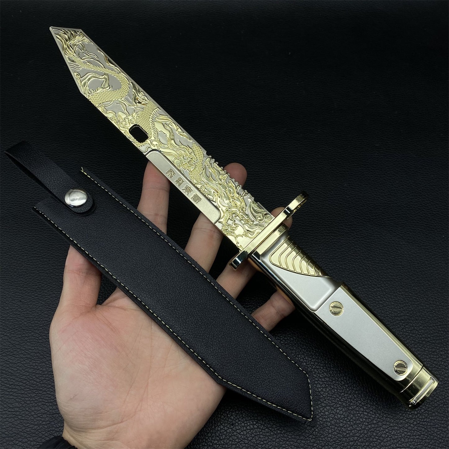 DF Dragon Tooth Blunt Blade Metal Replica 32CM/12.6"