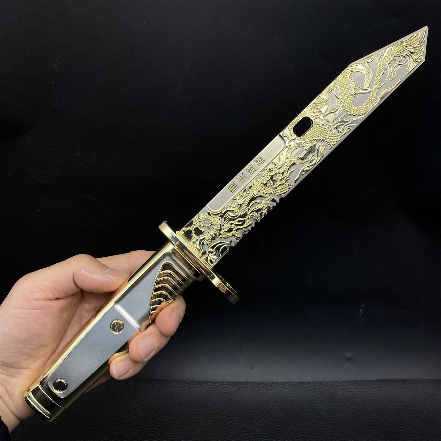 DF Dragon Tooth Blunt Blade Metal Replica 32CM/12.6"