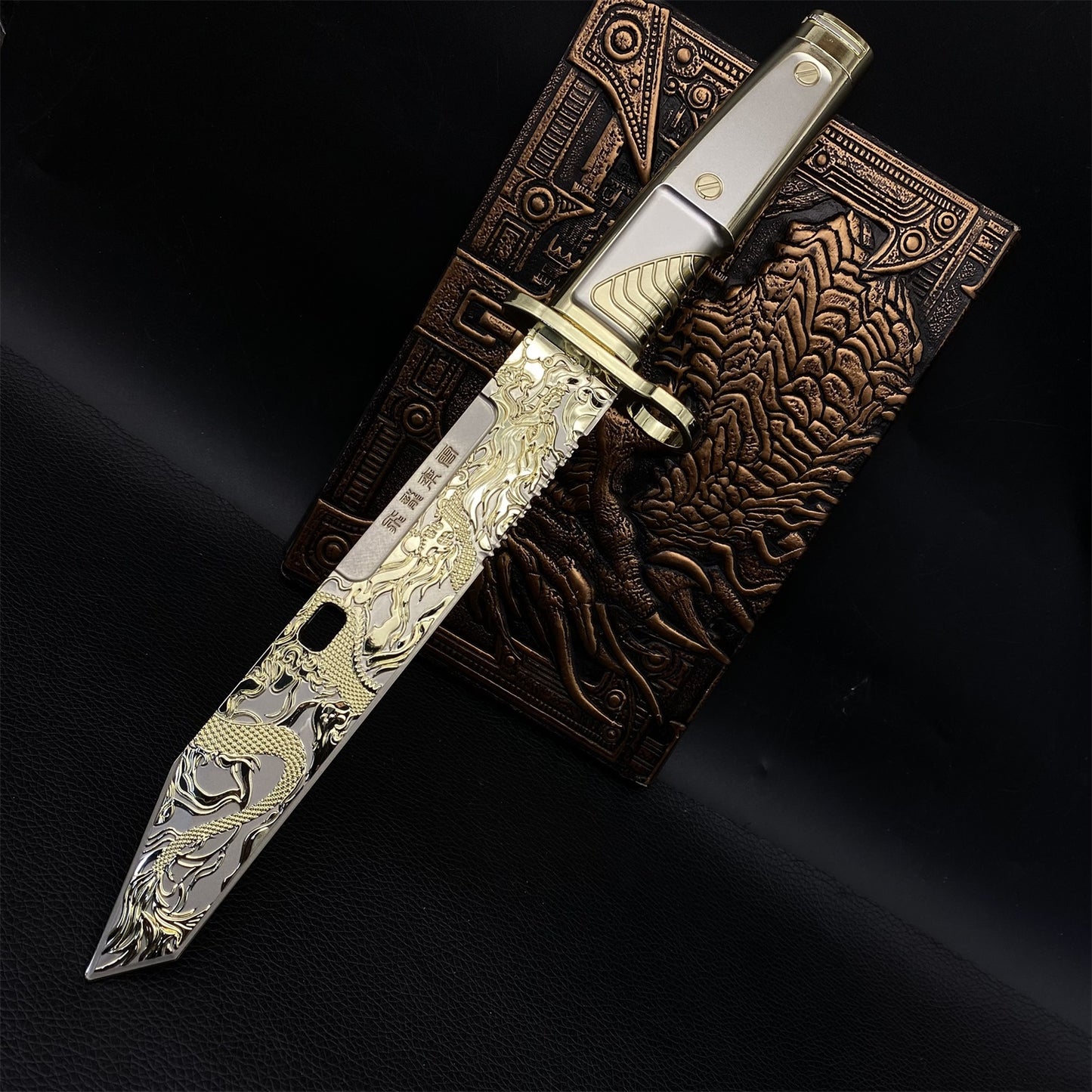 DF Dragon Tooth Blunt Blade Metal Replica 32CM/12.6"