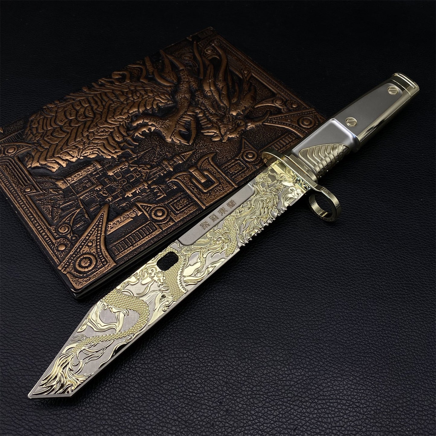 DF Dragon Tooth Blunt Blade Metal Replica 32CM/12.6"