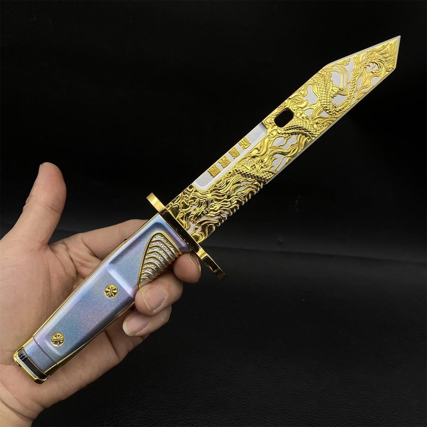 DF Dragon Tooth Blunt Blade Metal Replica 26CM/10.2"