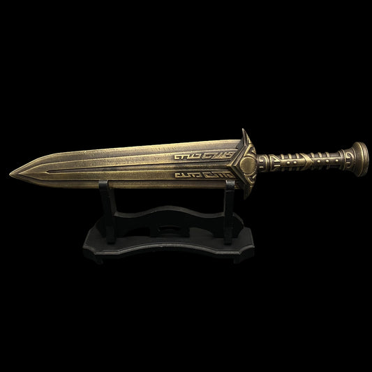 IRL Skyrim Dwarven Dagger Brass Replica