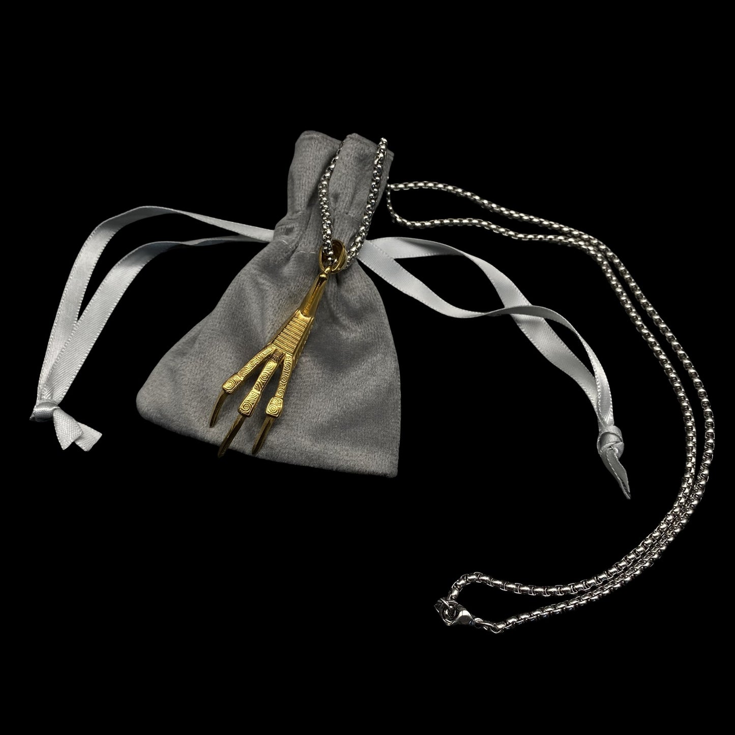 Lucan's Lucky Golden Claw Necklace