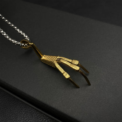Lucan's Lucky Golden Claw Necklace