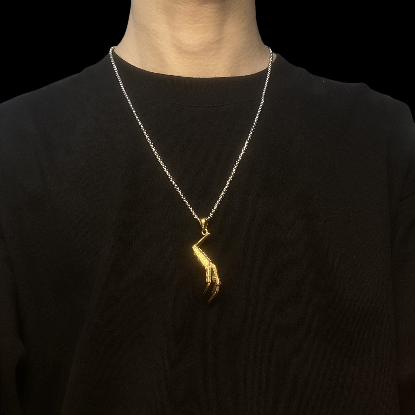 Lucan's Lucky Golden Claw Necklace