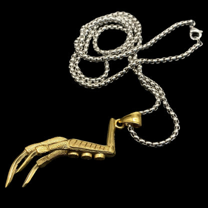 Lucan's Lucky Golden Claw Necklace
