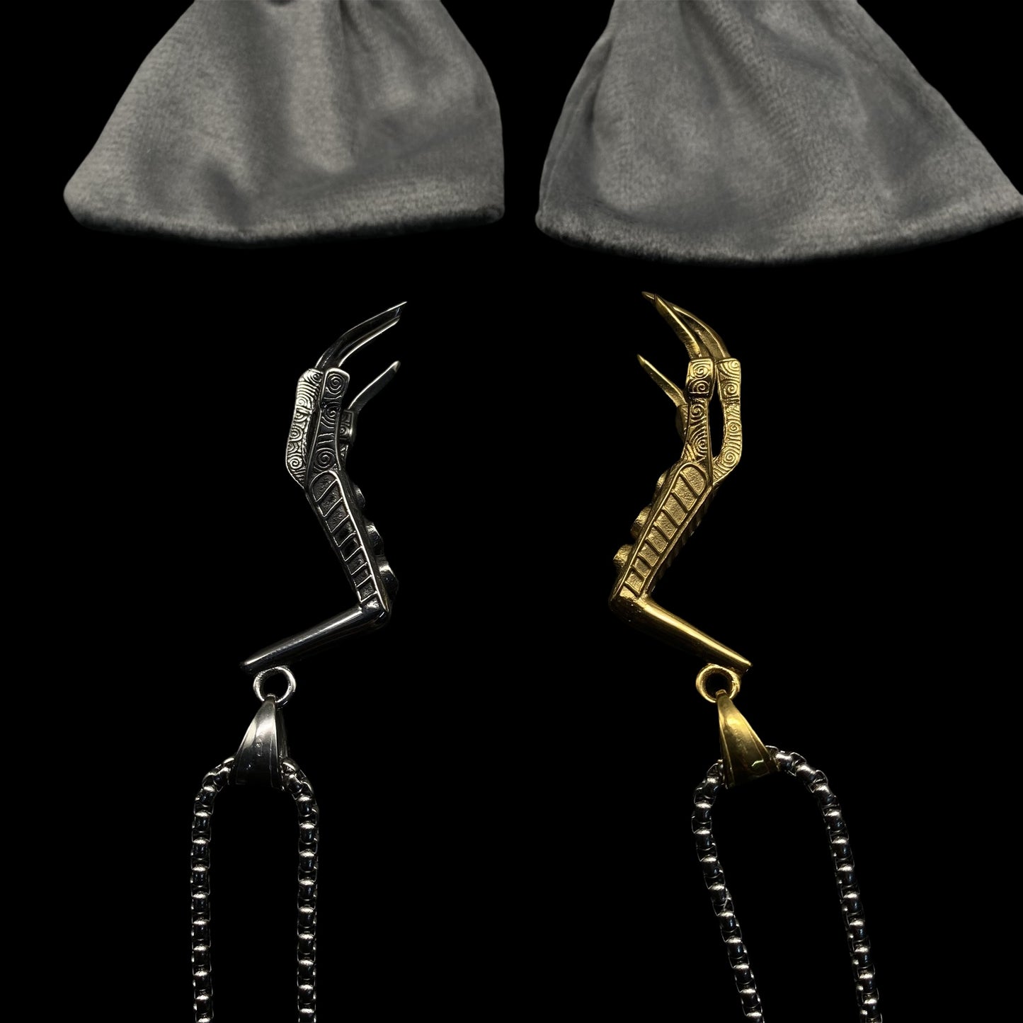 Lucan's Lucky Golden Claw Necklace