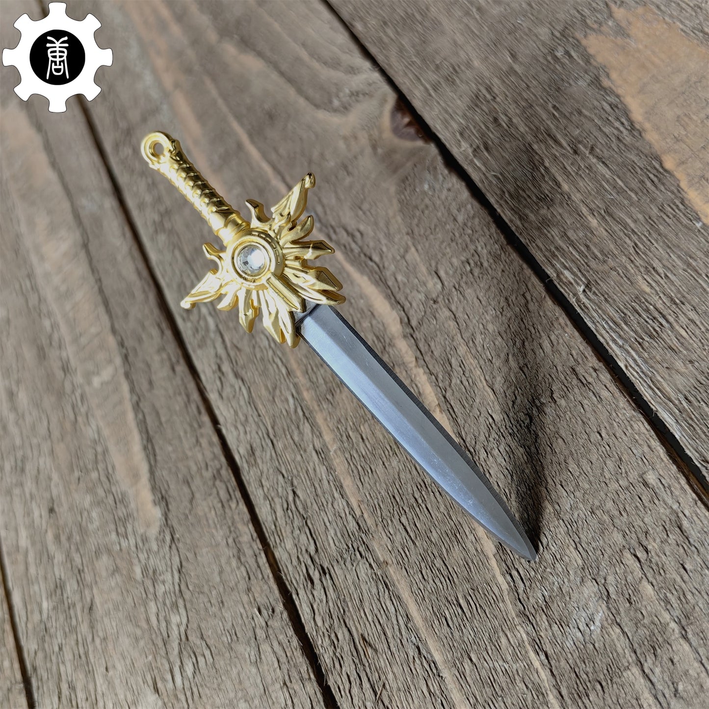El'druin Tyrael Sword Mini Metal Replica EDC Knife