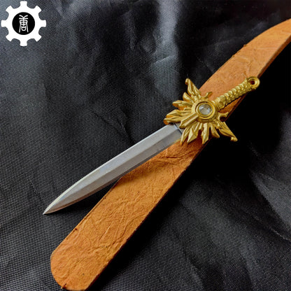 El'druin Tyrael Sword Mini Metal Replica EDC Knife