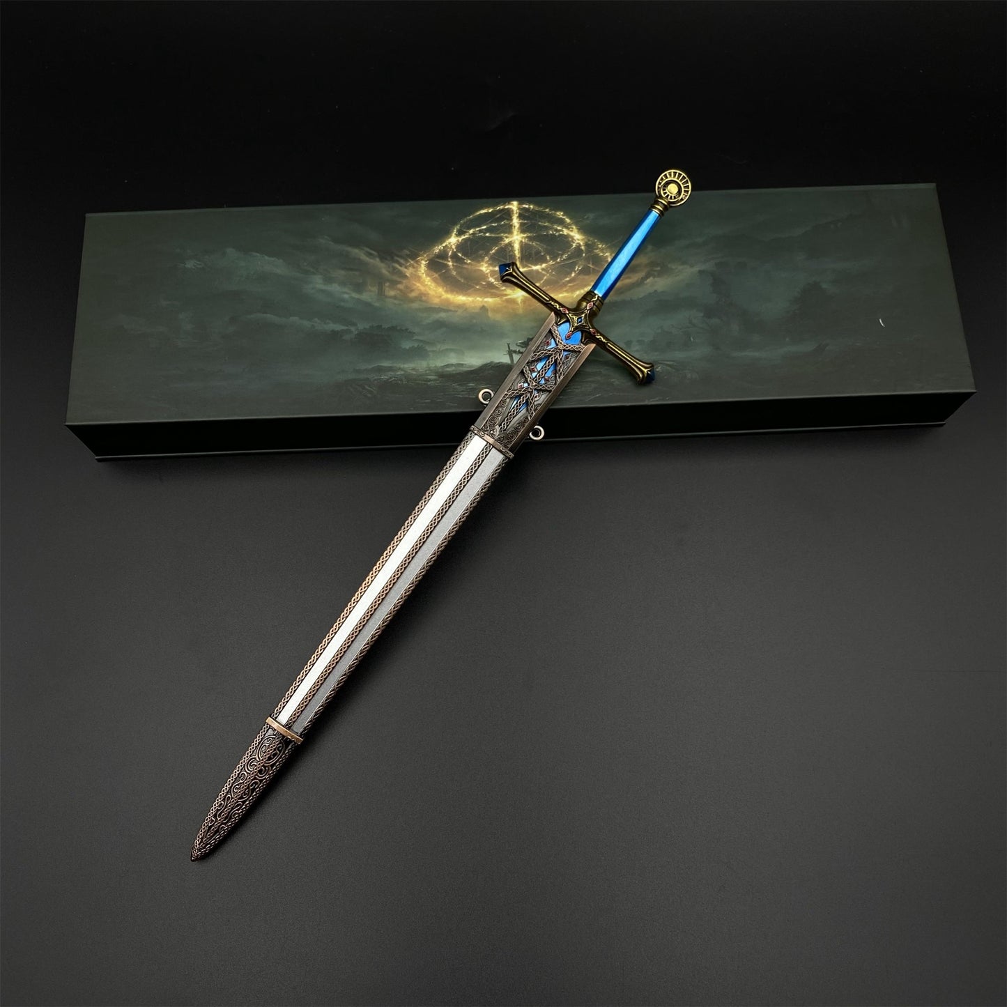 Raya Lucaria Academy Carian Knight's Sword Metal Miniature For Collection
