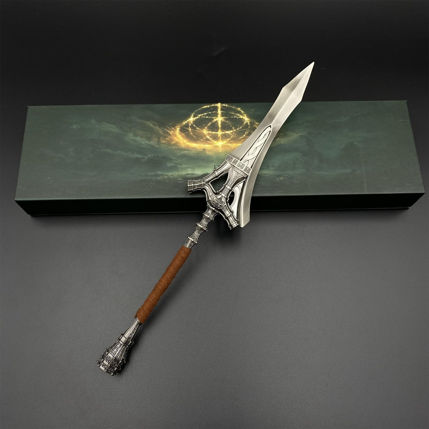 Lord of Blasphemy Rykard Killer Serpent Hunter Spear Metal Craft 30CM/11.8"