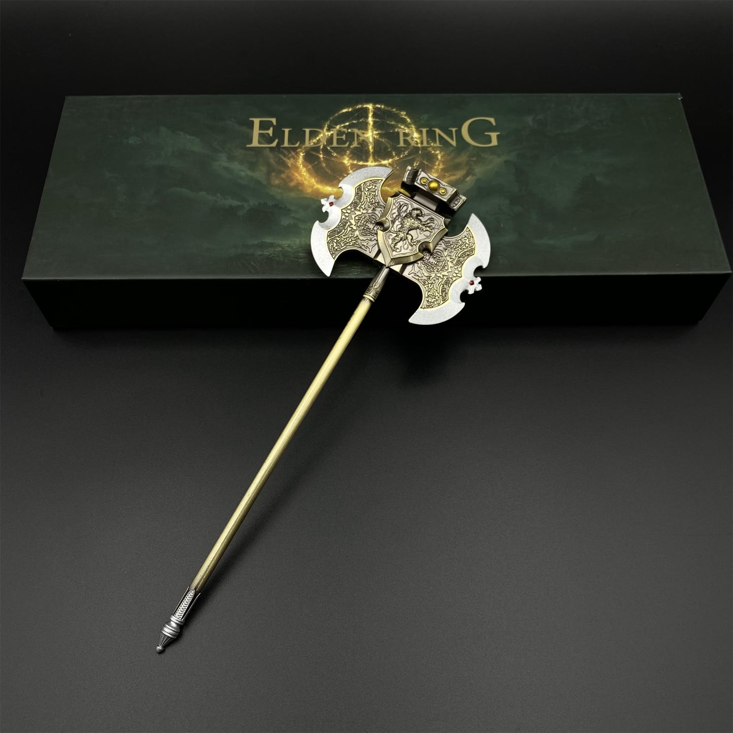 Stormveil Castle Boss Axe of Godrick Metal Fan Art For Collection