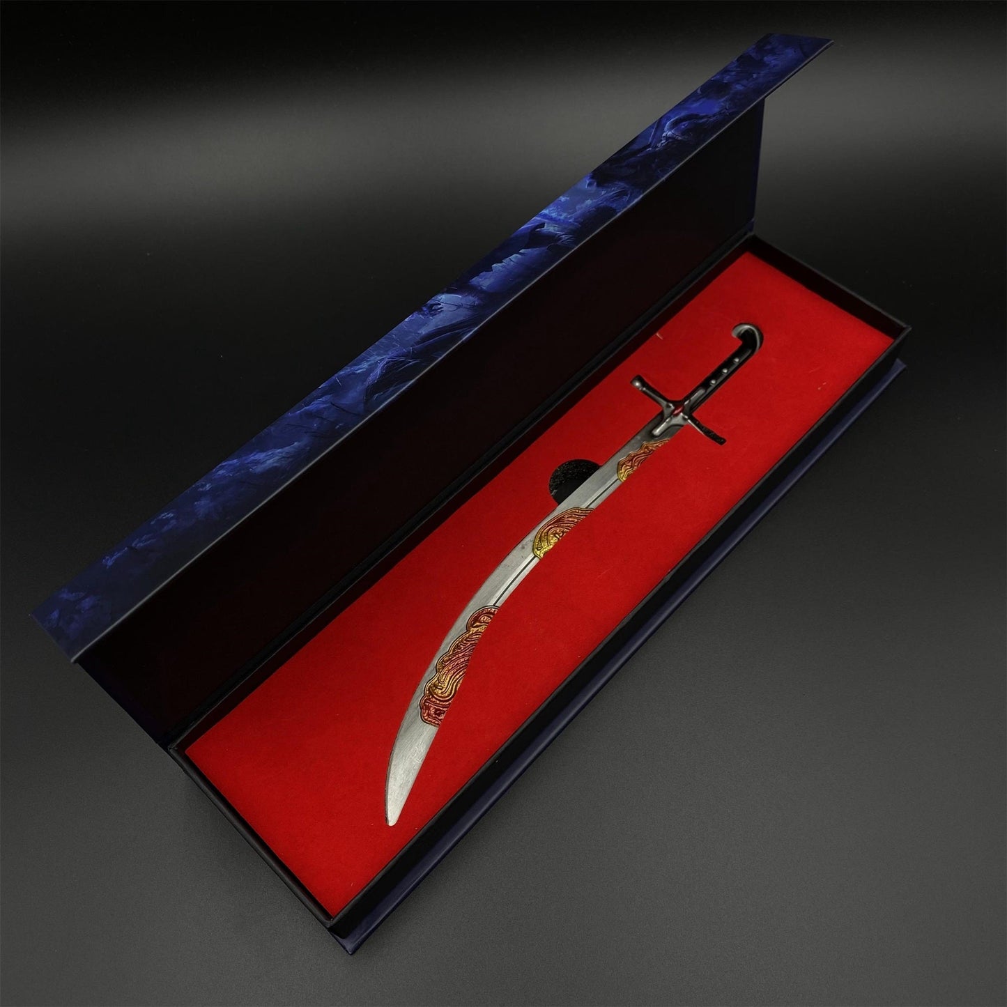 Soul Game Scimitar Metal Shamshir Blade Fan Art For Collection