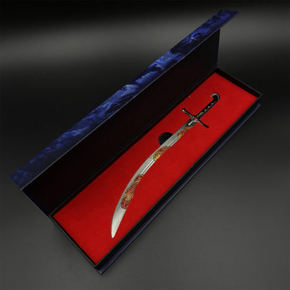 Soul Game Scimitar Metal Shamshir Blade Fan Art For Collection