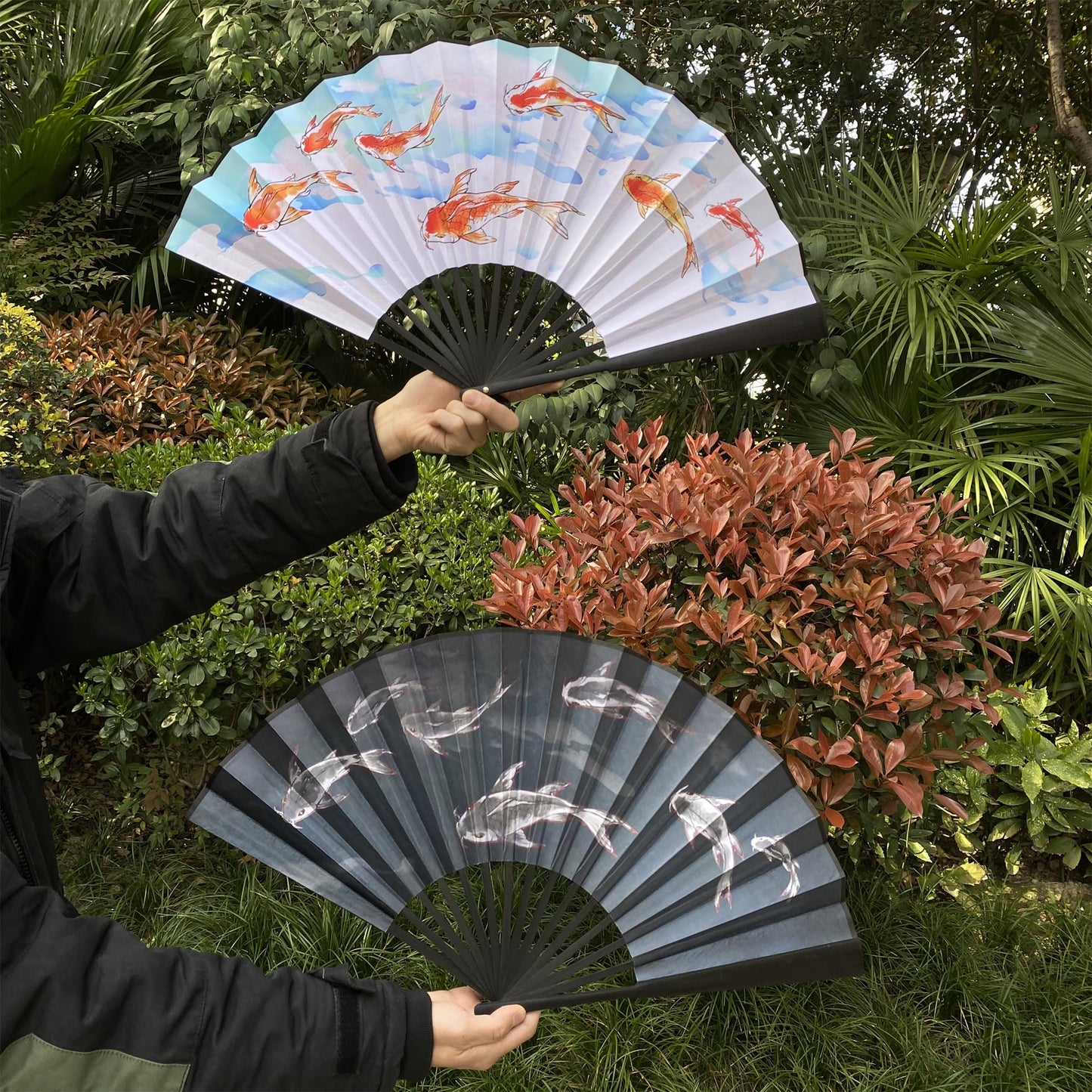 Val Equilibrium Folding Fan Cosplay Prop 2 Options