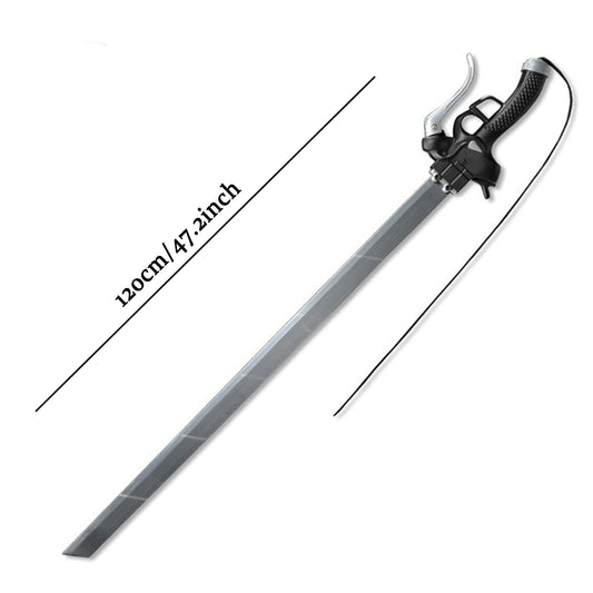 Life-Size Eren Sword Anime Prop Steel Replica