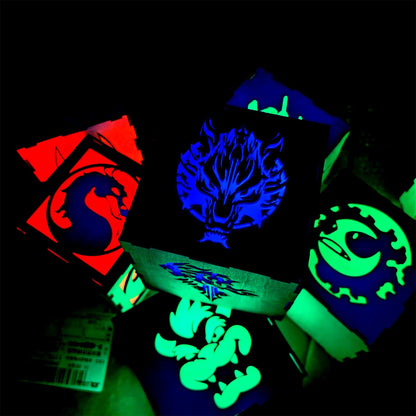 FF Wolf Head Neon Night Light
