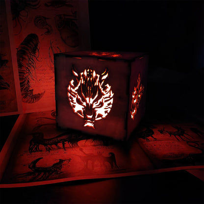 FF Wolf Head Neon Night Light