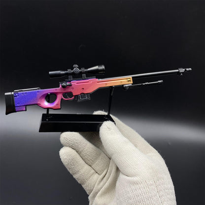 CS Tiny Gun Fade AWP Metal Miniature For Collection
