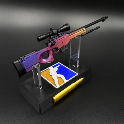 CS Tiny Gun Fade AWP Metal Miniature For Collection