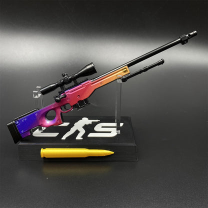 CS Tiny Gun Fade AWP Metal Miniature For Collection
