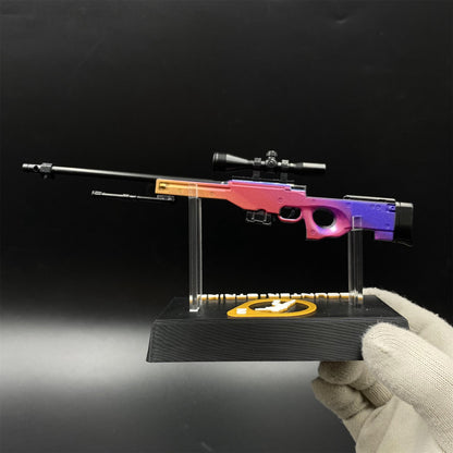 CS Tiny Gun Fade AWP Metal Miniature For Collection
