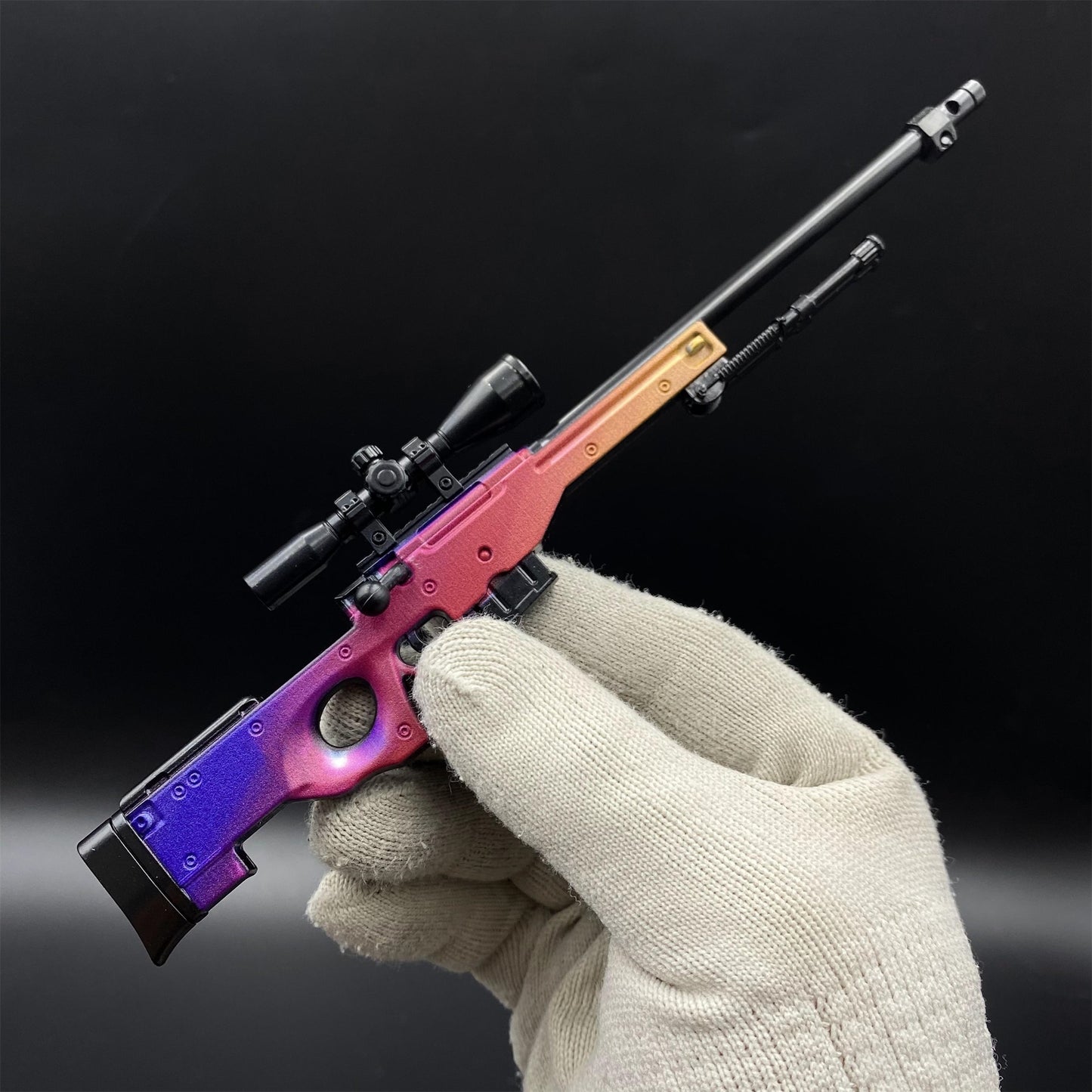 CS Tiny Gun Fade AWP Metal Miniature For Collection