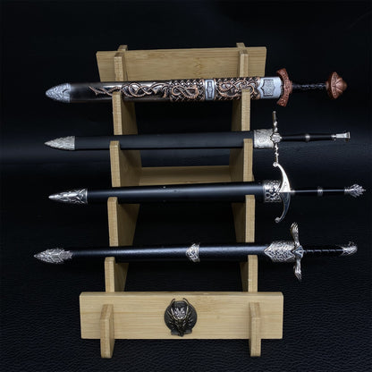 Famous Game Swords Metal Replica 4 In 1 Pack